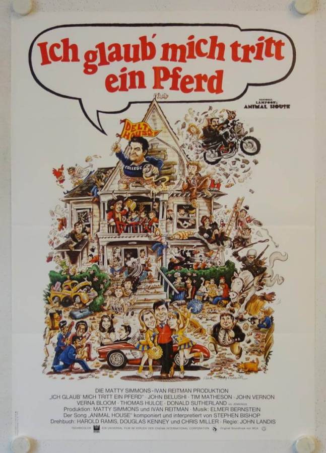 National Lampoons Animal House original release german movie poster